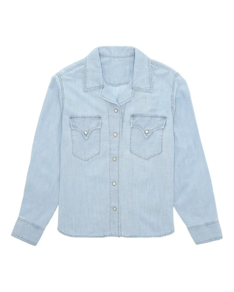 Fortela Berthe chambray shirt - Blau Blau