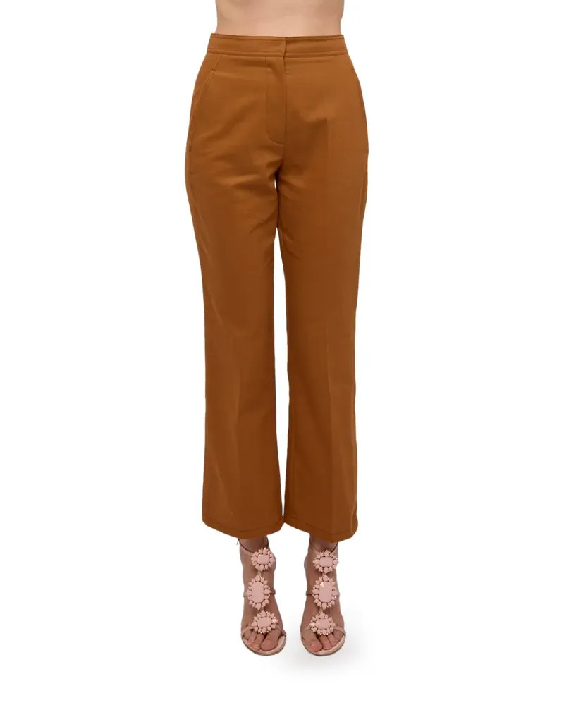 Giambattista Valli concealed-fastening trousers - Braun Braun