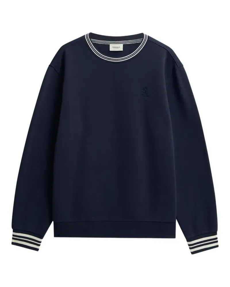 Pringle of Scotland Sweatshirt mit Rundhalsausschnitt - Blau Blau