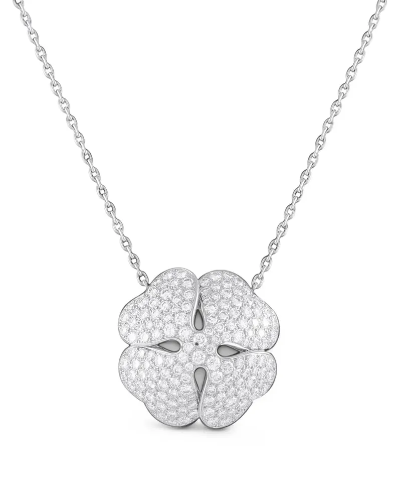 Cartier clover diamond necklace - Silber Silber