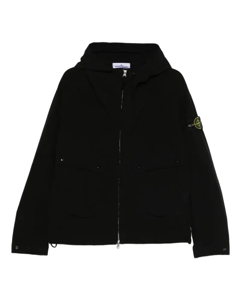 Stone Island hooded zip jacket - Schwarz Schwarz