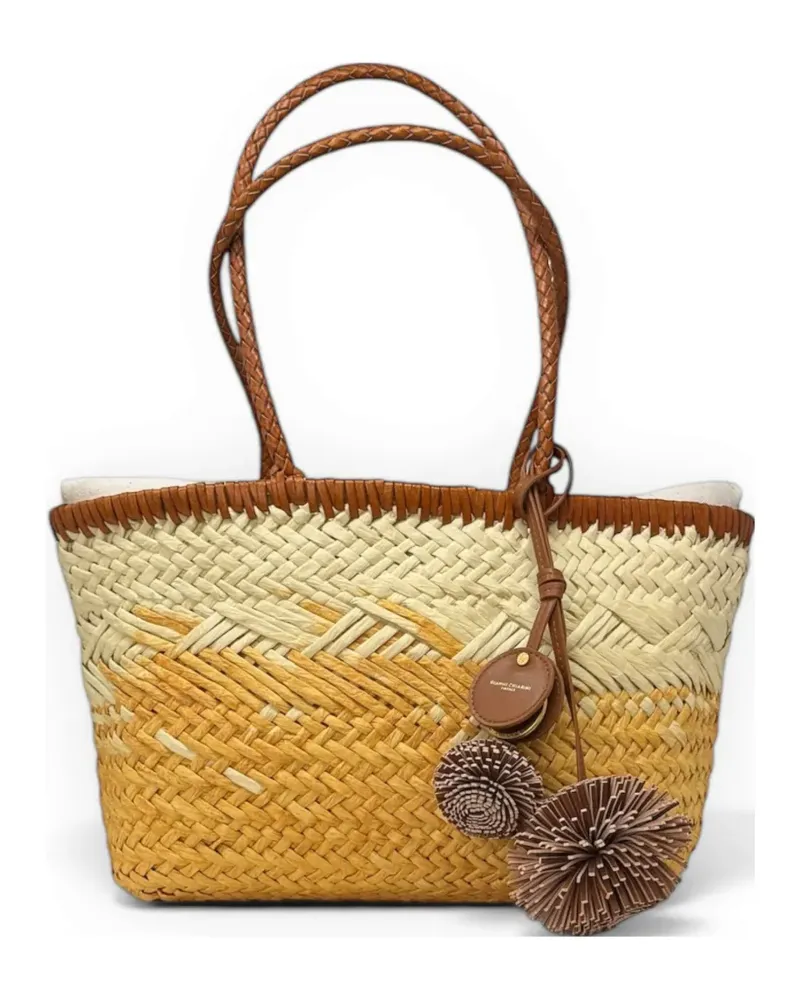 Gianni Chiarini Paloma woven shoulder bag - Gelb Gelb