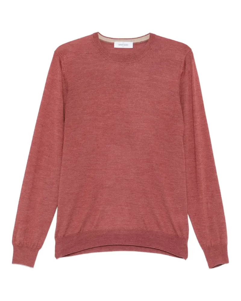 Gran Sasso Pullover mit Rundhalsausschnitt - Rot Rot