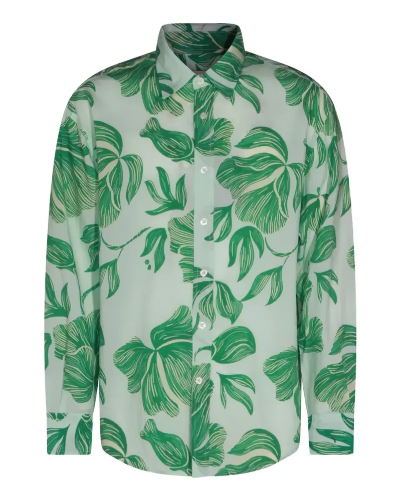Altea floral-print shirt - Grün Grün