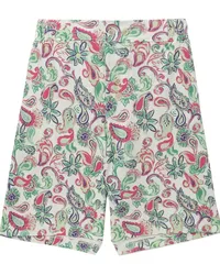 Jacquemus Pingo Shorts mit Paisley-Print Weiß