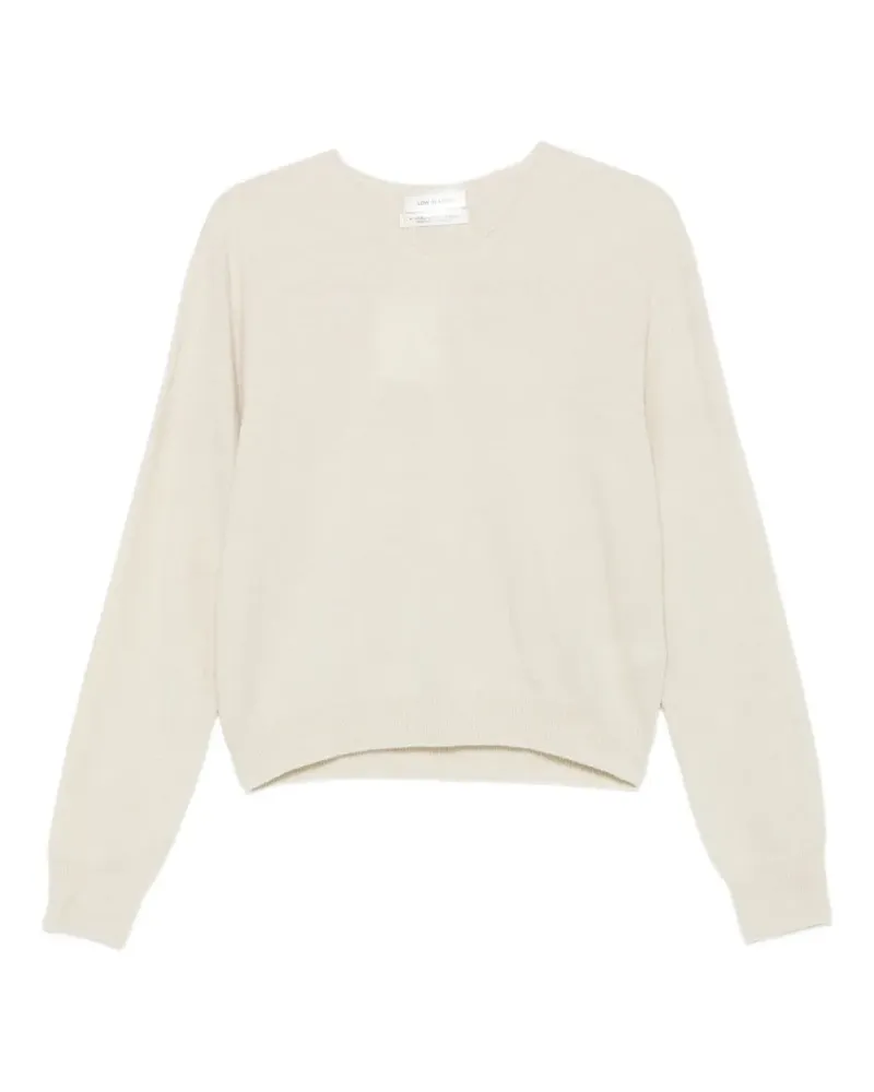 LOW CLASSIC V-neck sweater - Nude Nude