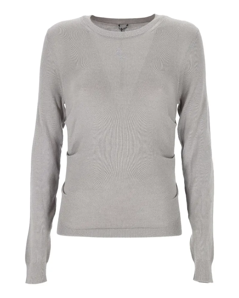 Loewe Drapierter Pullover - Grau Grau
