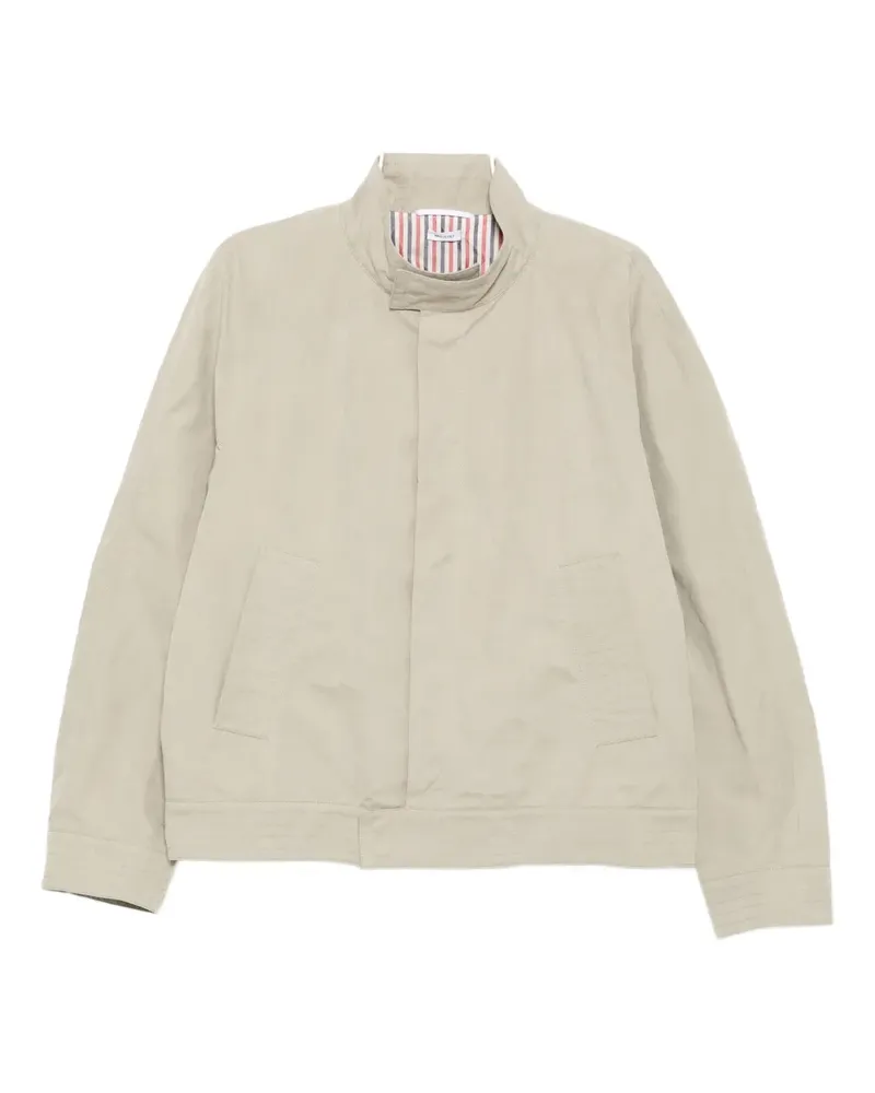 Thom Browne Jacke mit Logo-Patch - Grün Grün