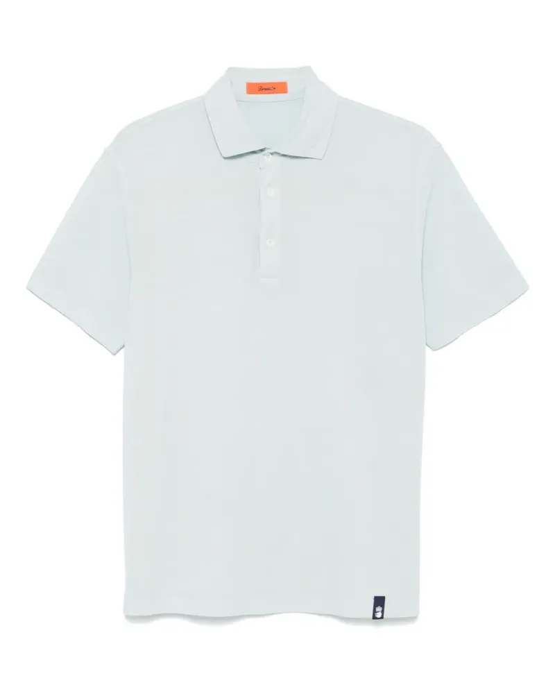 Drumohr  Klassisches Poloshirt - Blau Blau
