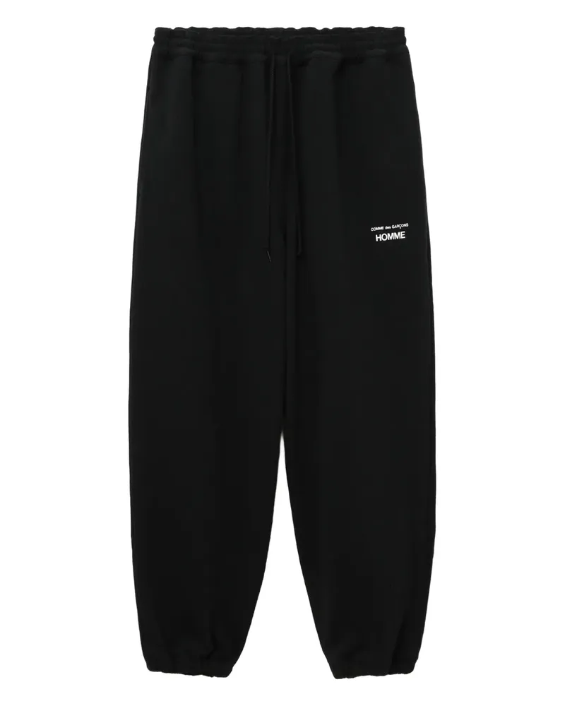 Comme des Garçons Jogginghose mit Logo-Print - Schwarz Schwarz
