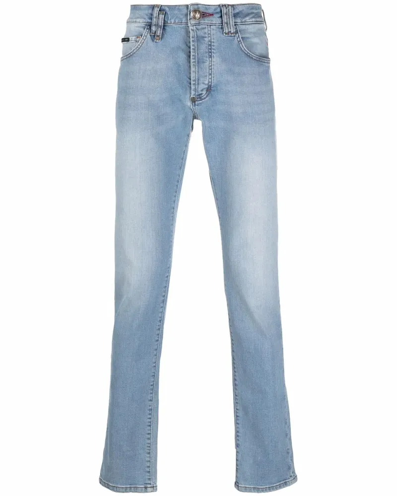 Philipp Plein Jeans mit geradem Bein - Blau Blau