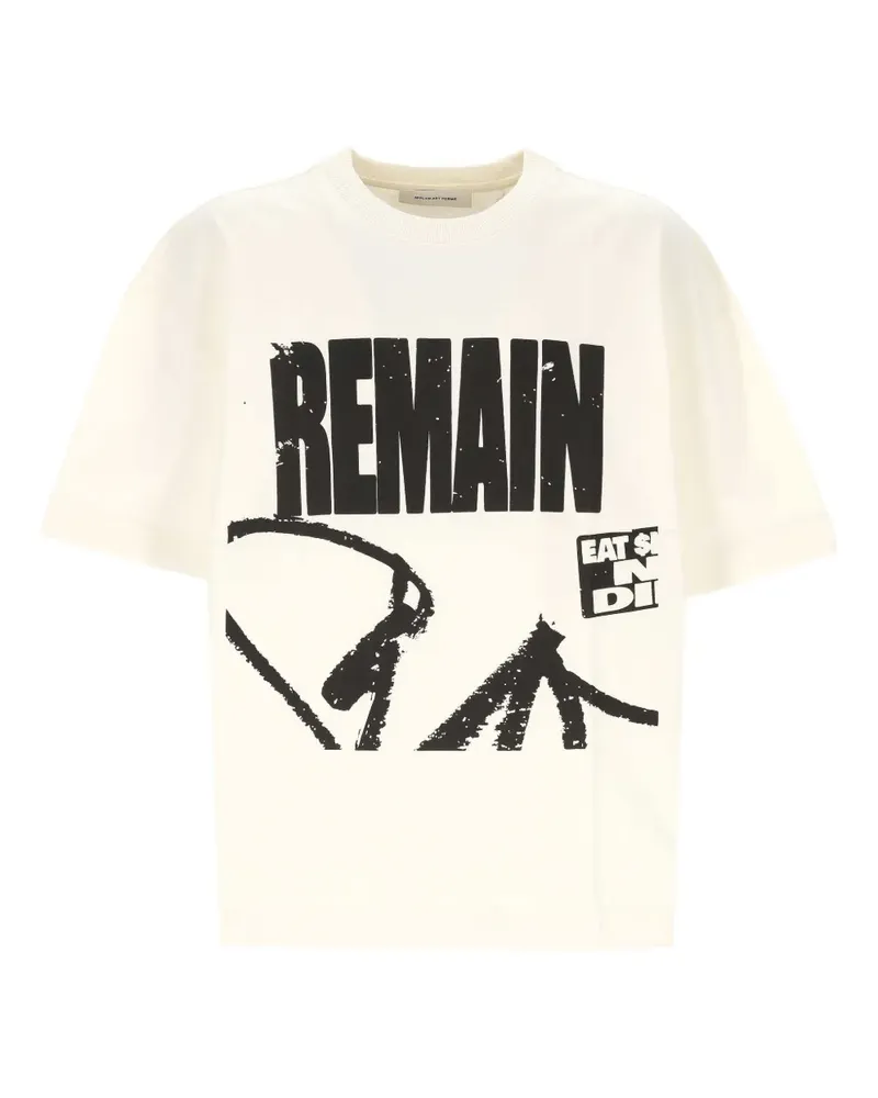 Applied Art Forms graphic-print T-shirt - Weiß Weiß