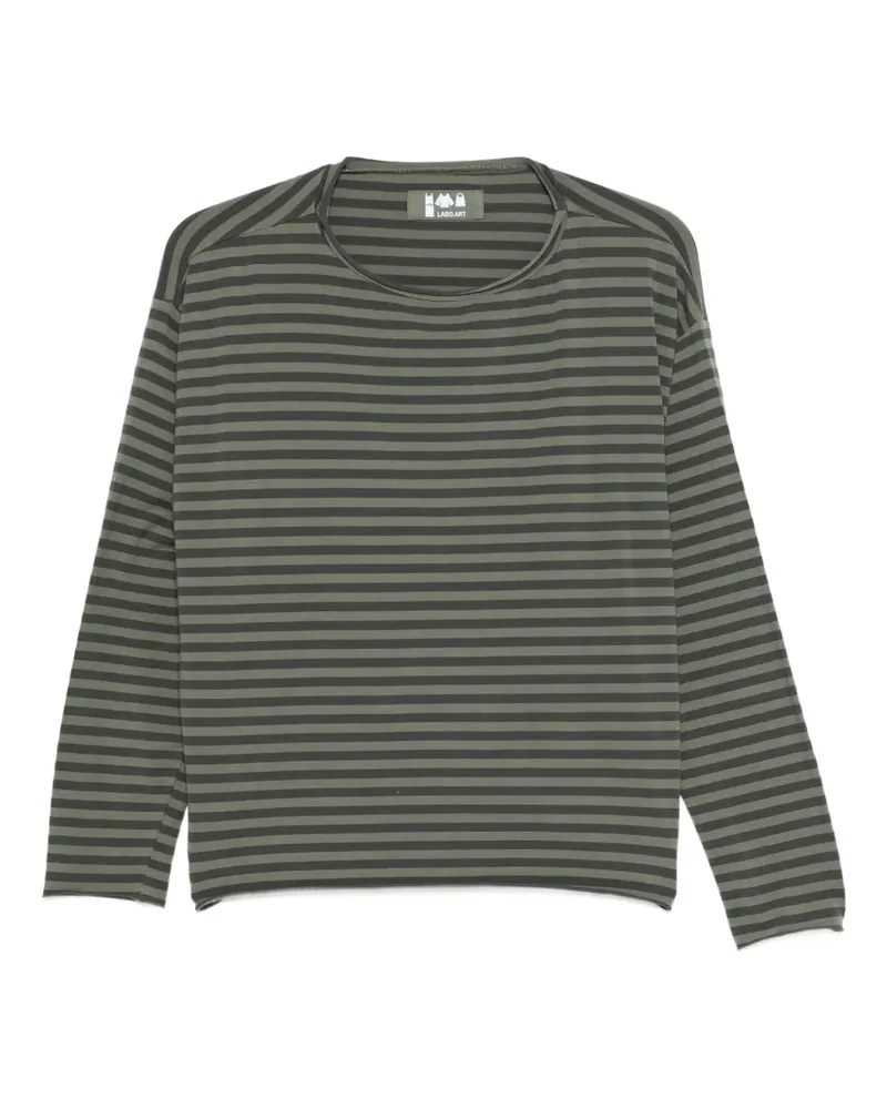 LABO.ART Lola striped long-sleeve top - Grün Grün