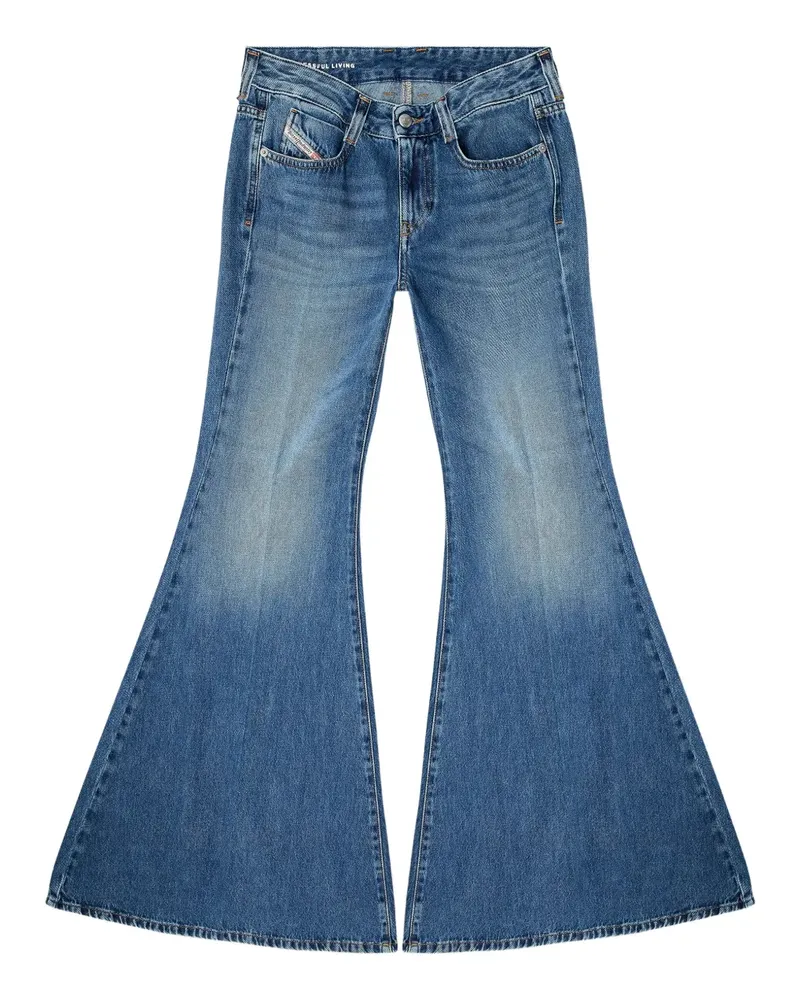 Diesel 1970 D-Bleess Schlagjeans - Blau Blau