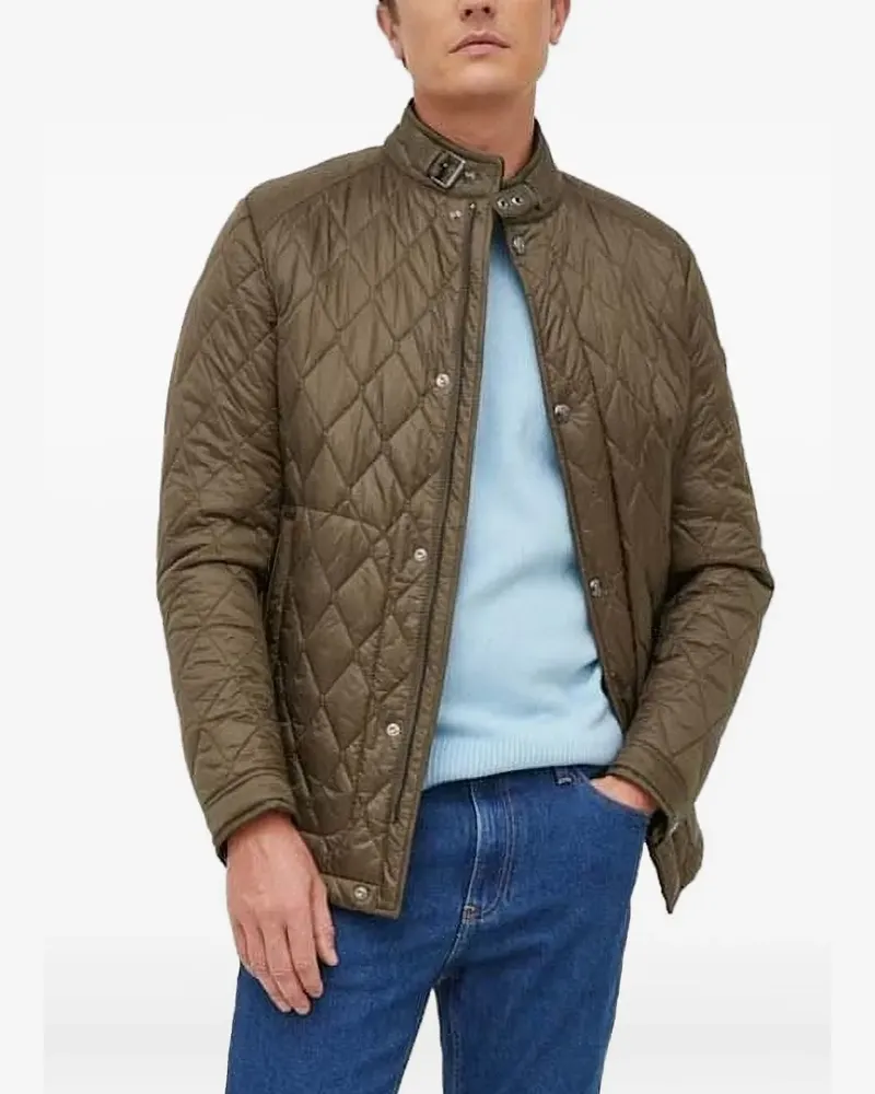 JOOP! Gesteppte Jacke mit Rautenmuster - Grün Grün