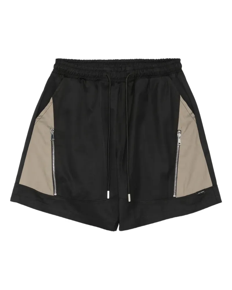 Yes London Shorts mit Reißverschlussdetail - Schwarz Schwarz
