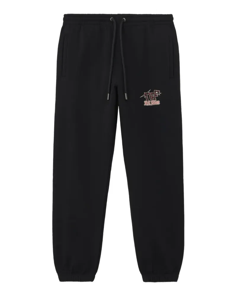 OFF-WHITE x AC Milan elasticated-waistband track pants - Schwarz Schwarz