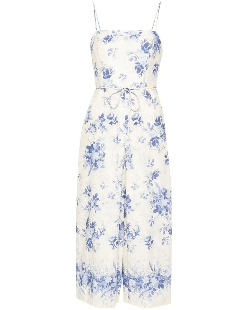 Twin-Set Jumpsuit mit Blumen-Print - Nude Nude