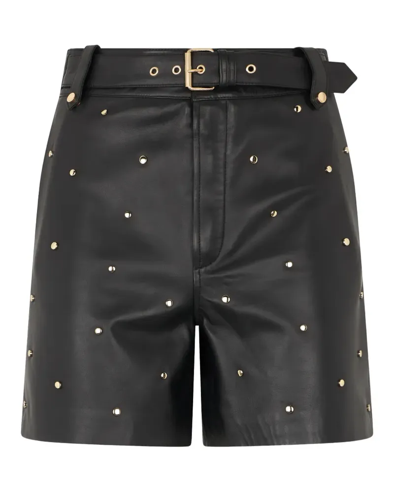Valentino Garavani Shorts mit Nieten - Schwarz Schwarz