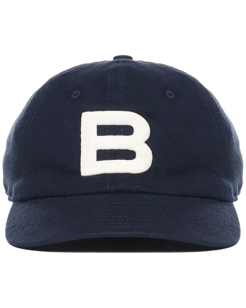 Bally Baseballkappe mit Logo-Stickerei - Blau Blau
