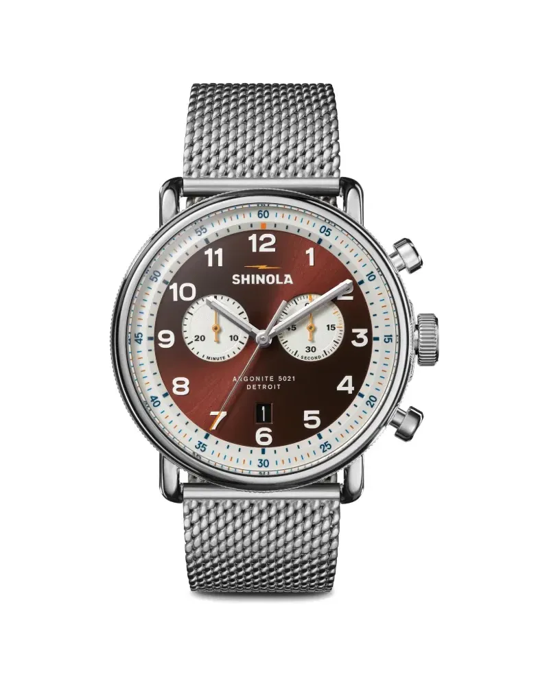 SHINOLA Canfield 43mm - Rot Rot