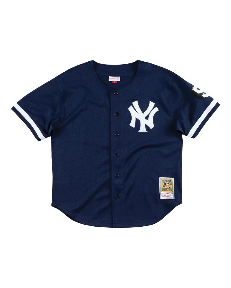 Mitchell & Ness 1999 New York Yankees Hemd mit Logo - Blau Blau