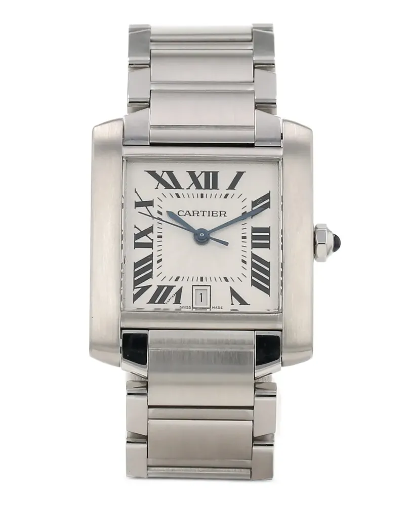 Cartier Tank Française Armbanduhr 28mm - Weiß Weiß