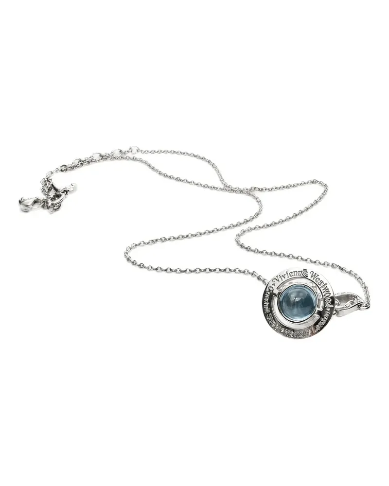 Vivienne Westwood Octavie Halskette mit Schleife - Silber Silber