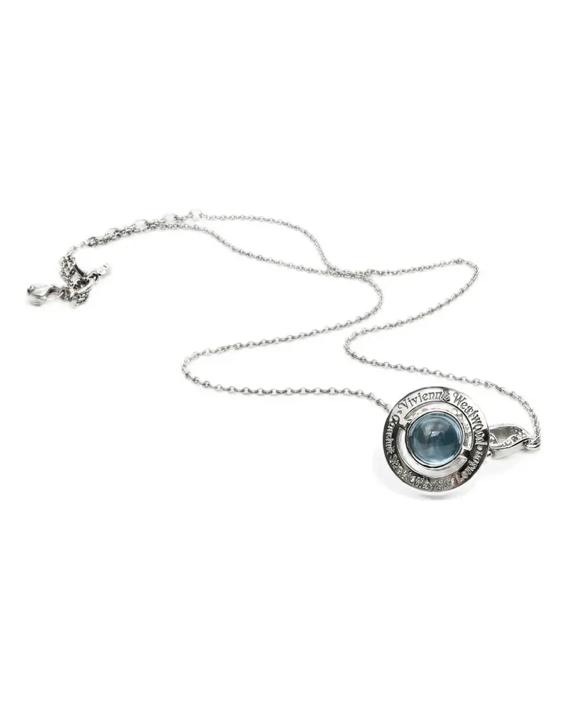 Vivienne Westwood Octavie bow necklace - Silber Silber