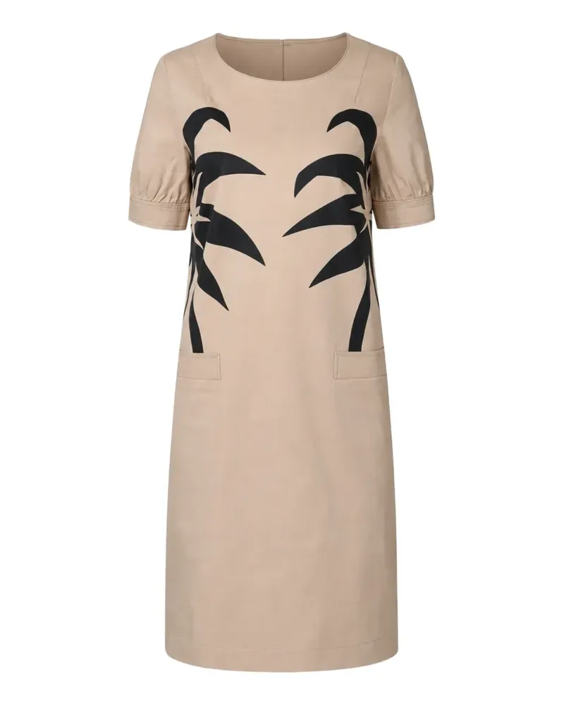 Moschino Kleid mit Palmen-Print - Nude Nude