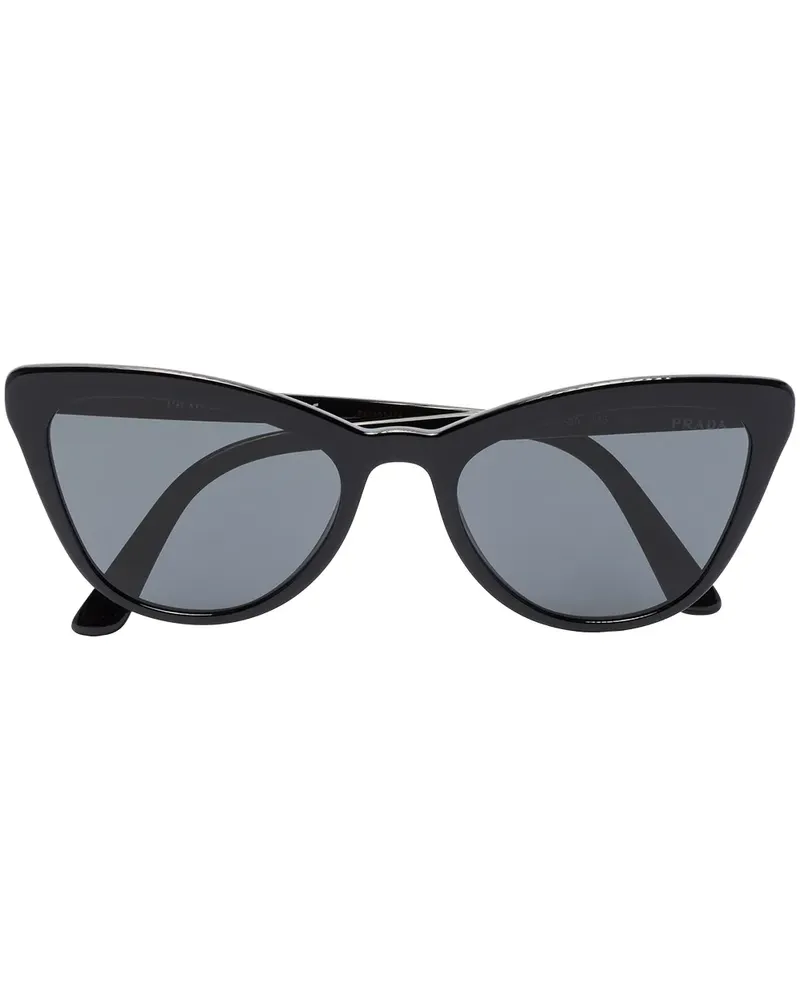 Prada Sonnenbrille mit Cat-Eye-Gestell - Schwarz Schwarz