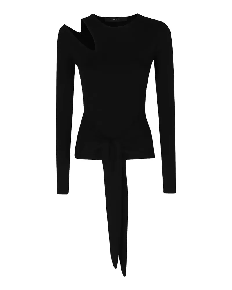 Federica Tosi Pullover mit Cut-Out - Schwarz Schwarz