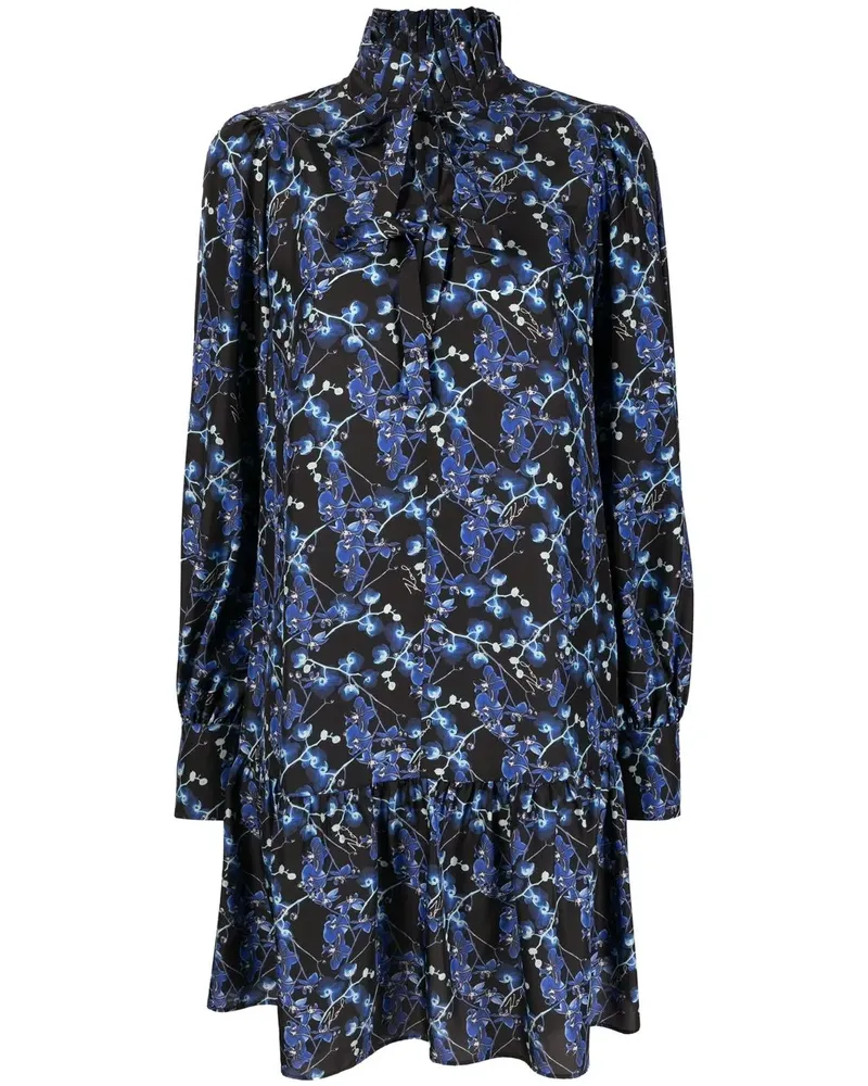 Karl Lagerfeld Kleid mit Print - Schwarz Schwarz