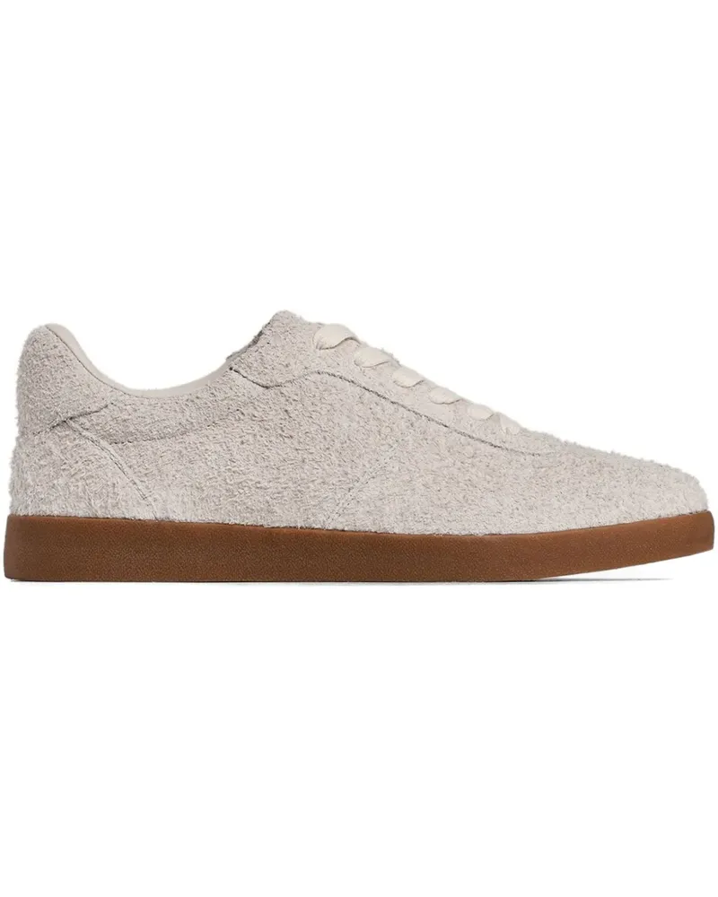 12 STOREEZ Sneakers aus Wildleder - Grau Grau