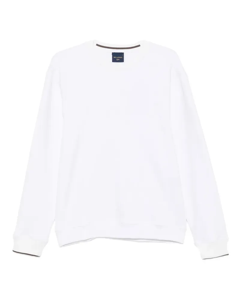 Paul & Shark Sweatshirt mit Logo-Stickerei - Weiß Weiß