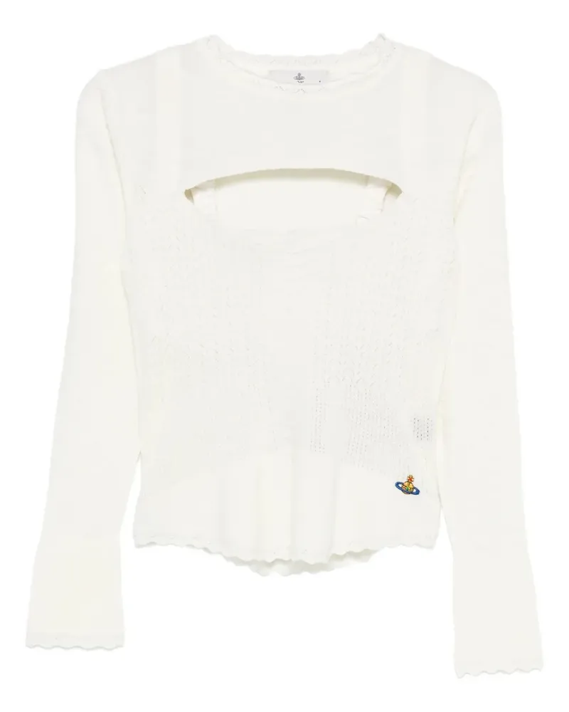 Vivienne Westwood Strickoberteil mit Cut-Out - Nude Nude