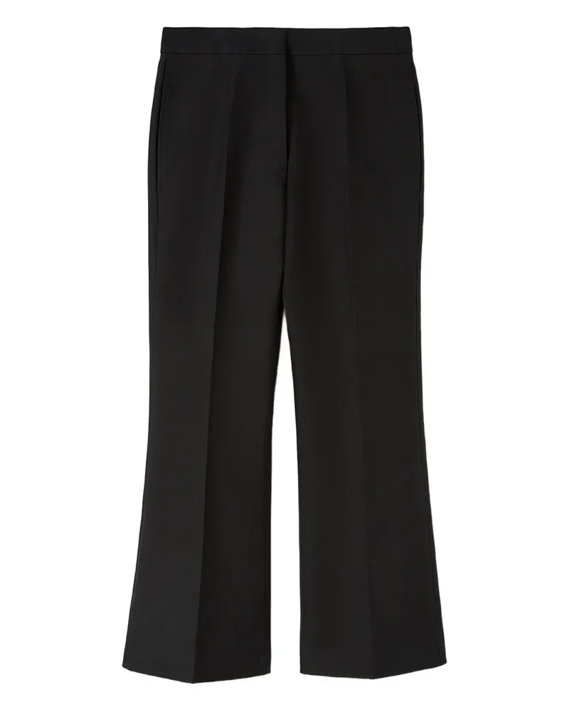 Jil Sander Klassische Cropped-Hose - Schwarz Schwarz