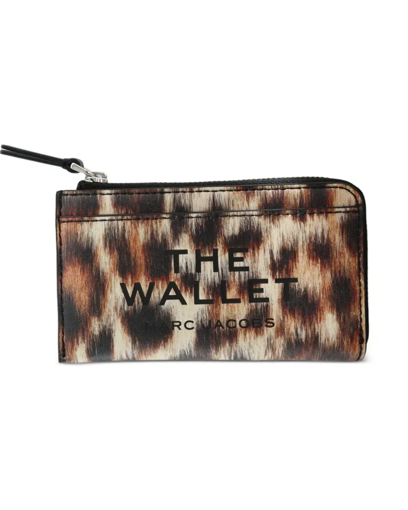Marc Jacobs Portemonnaie mit Leopardenprint - Braun Braun