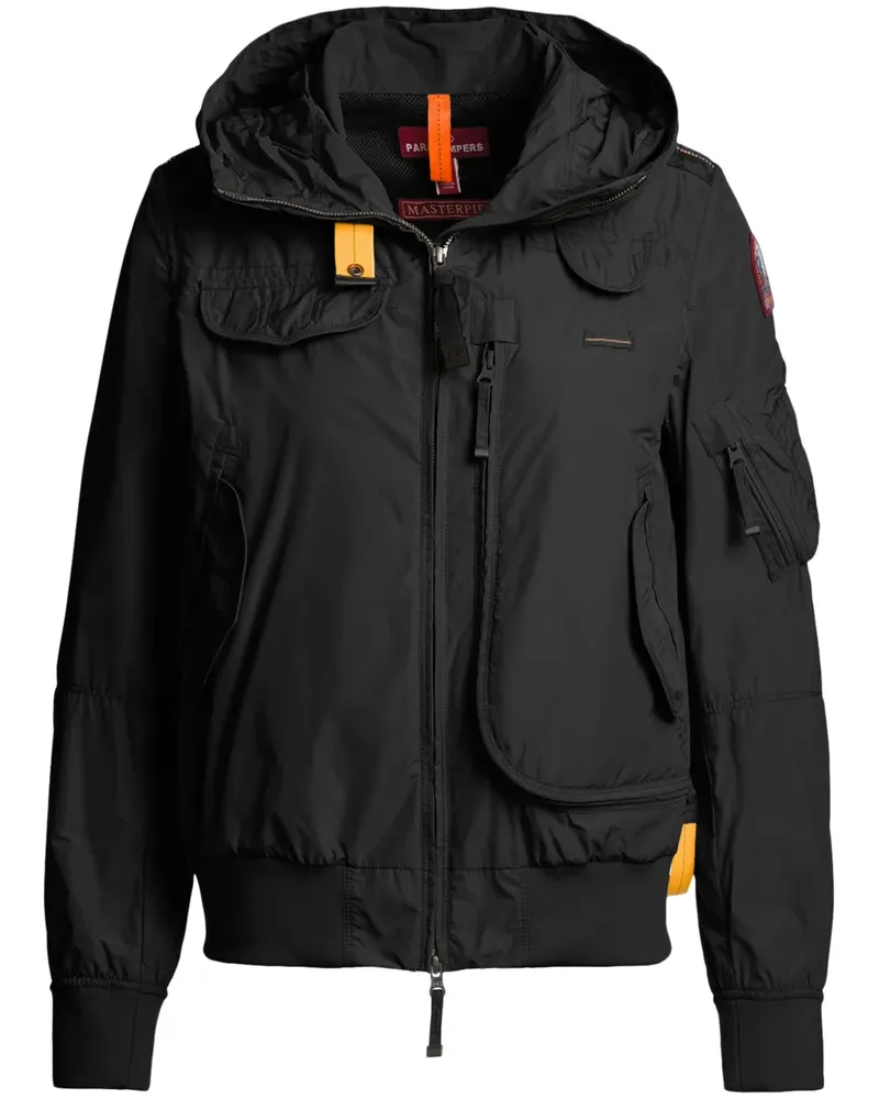 Parajumpers Gefütterte Kapuzenjacke - Schwarz Schwarz
