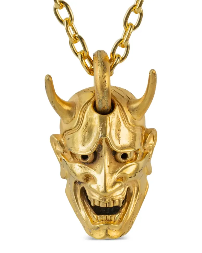 Parts Of Four x Dualflow Halskette mit Hannya-Maske - Gold Gold