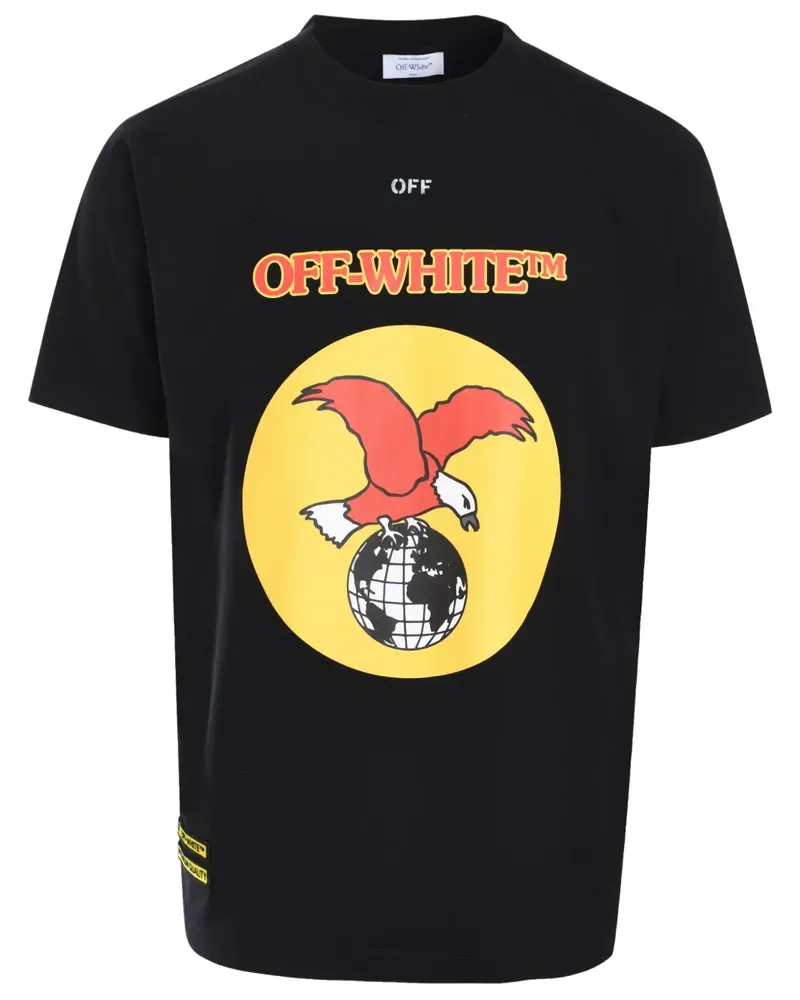 OFF-WHITE Eagle Arrow T-Shirt - Schwarz Schwarz