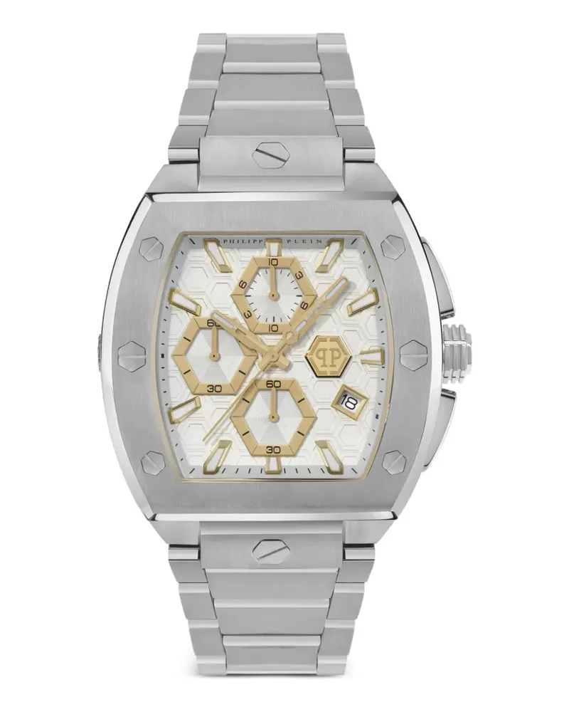 Philipp Plein Hexagon Phantom Chrono - Weiß Weiß