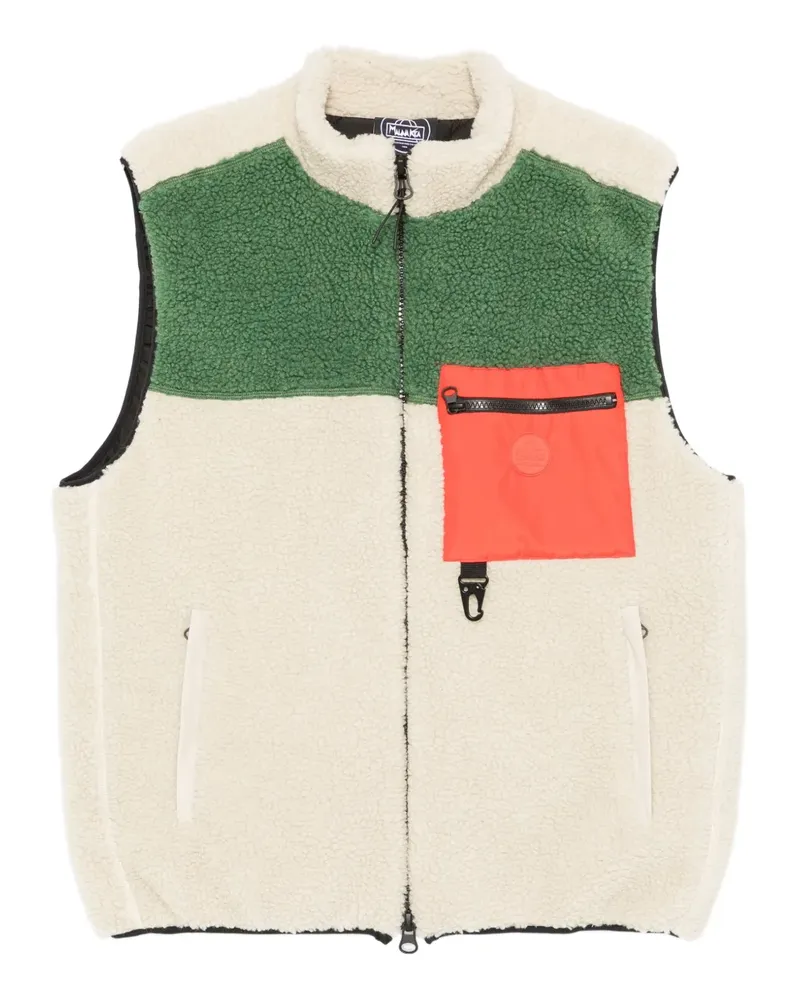 MAUNA KEA zip-fastening pocket-chest gilet - Nude Nude