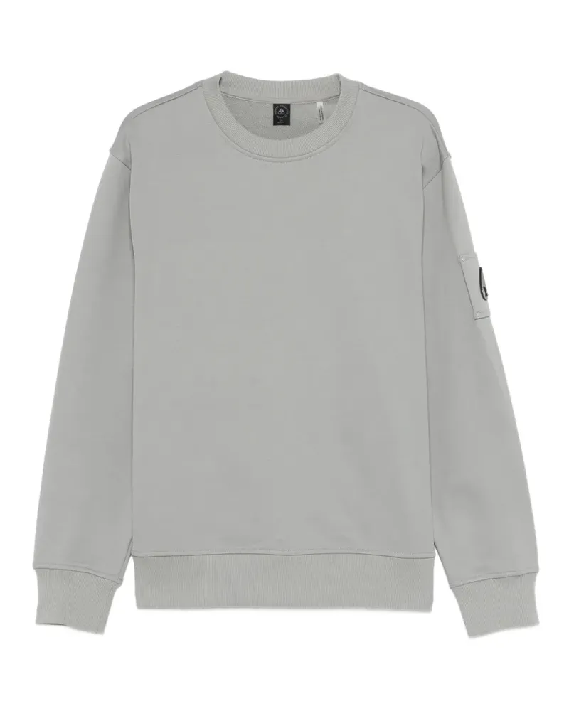 Moose Knuckles pocket crewneck sweater - Grau Grau