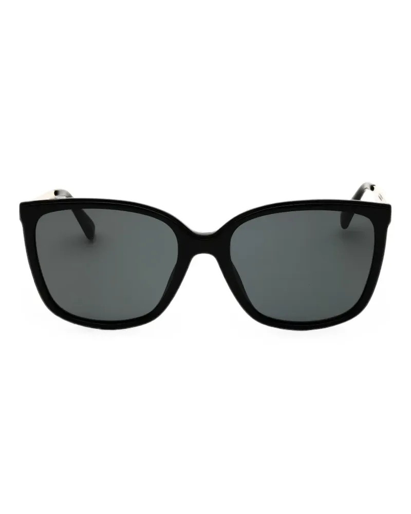 Moschino rectangle-frame sunglasses - Schwarz Schwarz