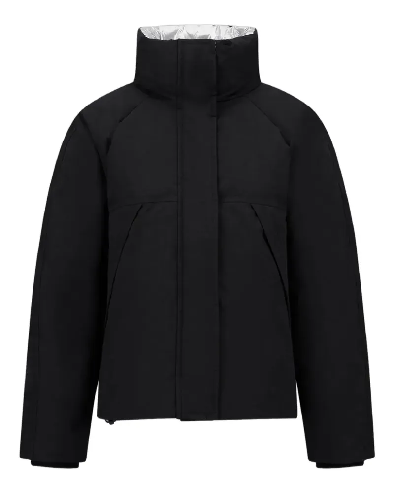 Herno Gefütterte Jacke mit Stehkragen - Schwarz Schwarz