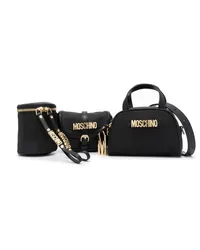 Moschino Gürteltasche mit Logo Schwarz