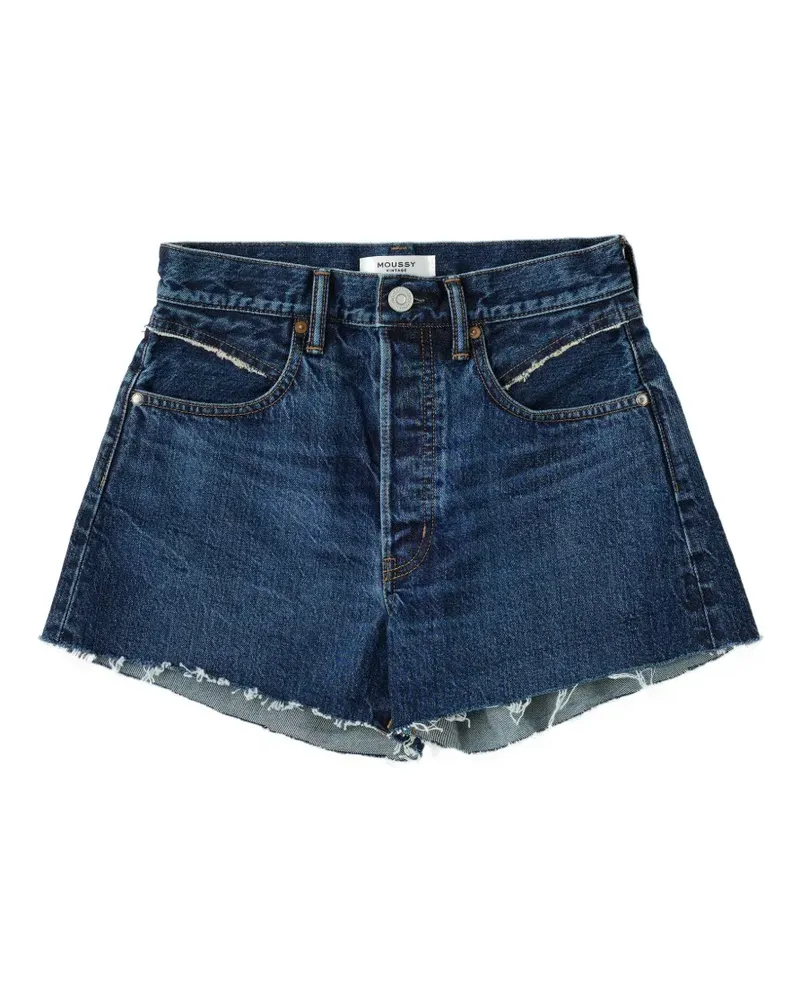 MOUSSY Southborough frayed shorts - Blau Blau