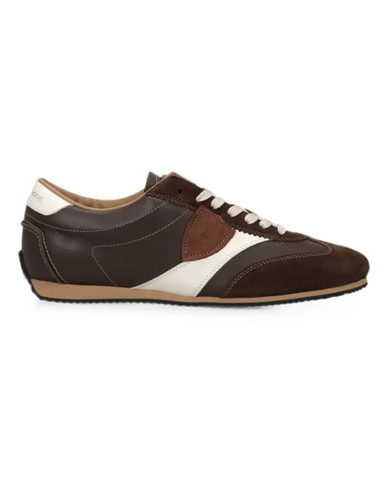 Philippe Model Planche Sneakers mit Einsätzen - Braun Braun