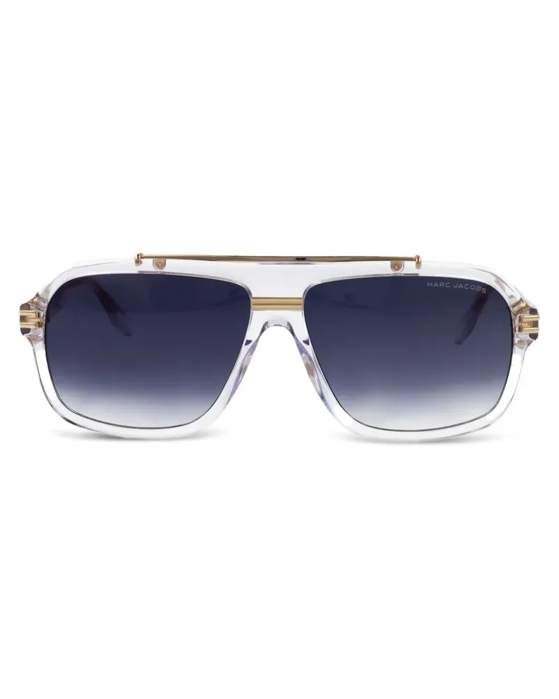 Marc Jacobs Sonnenbrille mit Oversized-Gestell - Gold Gold